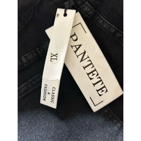 NEW High Waisted Bell Bottom Jean Denim Wide Leg Belted XL Long - Image 8
