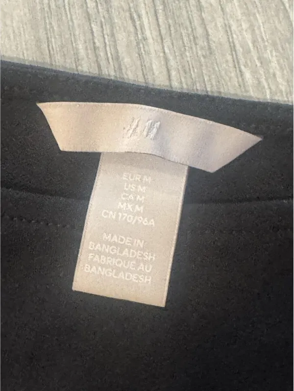 H&M Modern Black Women's Top, Size L - Image 4