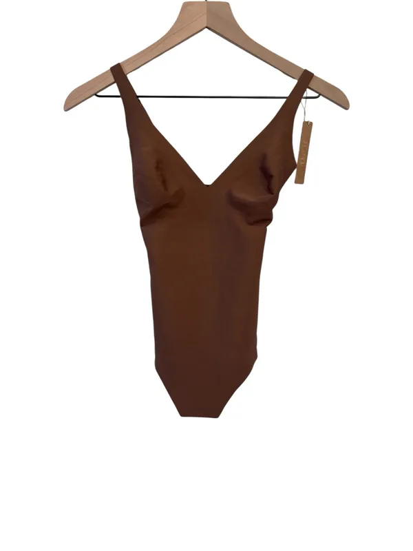 NWT Skims Body Unlined Plunge Thong Bodysuit Jasper Small (SOLD OUT) - Image 4
