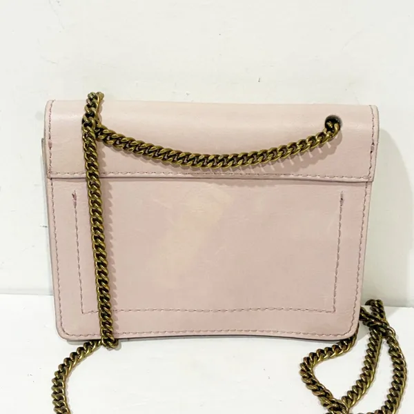 MADEWELL‎ The Chain Crossbody Bag Women's BLUSH Leather Small/Mini NEW - Image 4