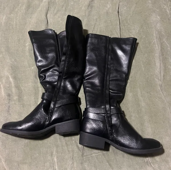 Black Riding boots Size 8 - Image 2