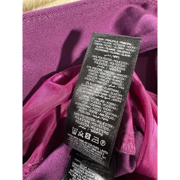 Nobody's Child Purple Womens Trousers Pants Sz 4 Wide Leg High Rise - Image 10