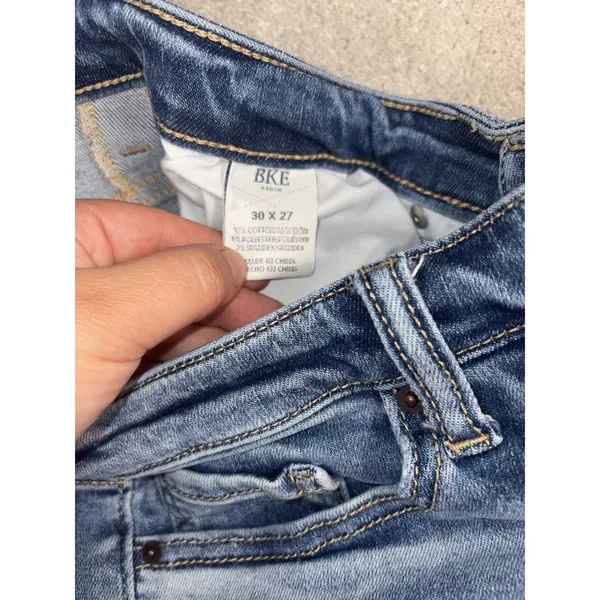 Buckle bke parker cropped flare universal fit high rise 30x27 Raw‎ Hem - Image 4