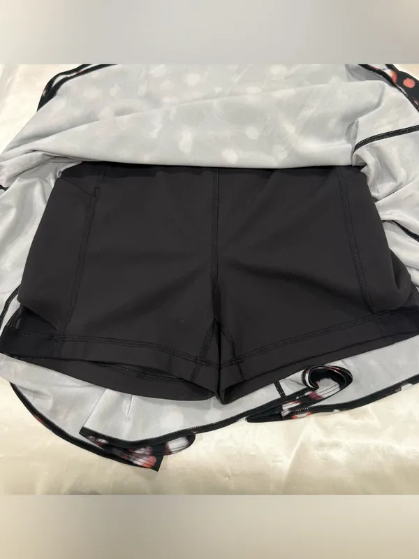 Lululemon Court Crush Tennis Dress Haze Dot Inverse Orange Multi 8 Pickleball - Image 10