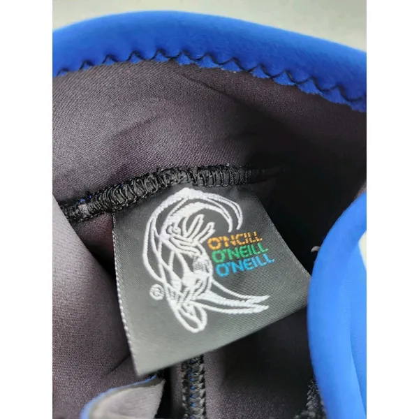 Vintage O'NEILL NEON + Blue 3/2 MM Full Wetsuit Surf Zipper USA Made Sz SMALL - Image 3