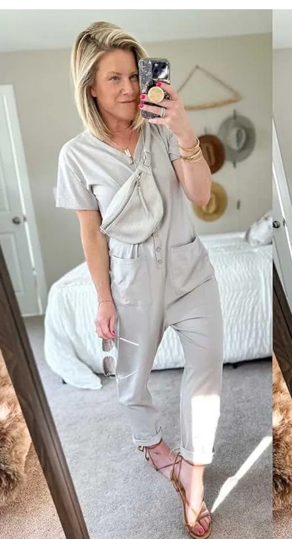 Jumpsuit / Romper Red Size L - Image 2