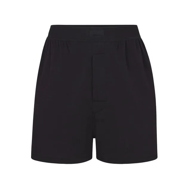 SKIMS women’s black/ onyx Loose Boxers Small NWT - Image 4