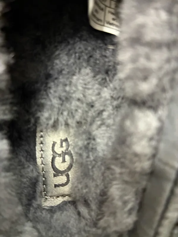 UGG Tazz Platform Slippers in Dark Grey - Image 8