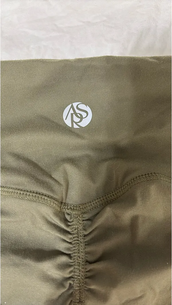 green flared leggings Size XS - Image 4
