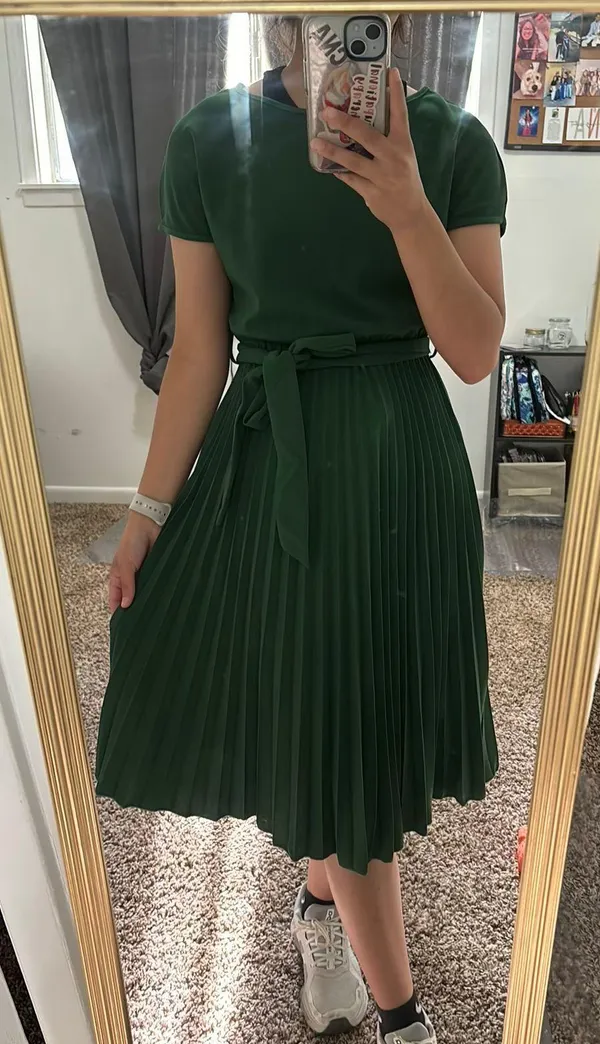 Dark Green Dress Size XXS - Image 6
