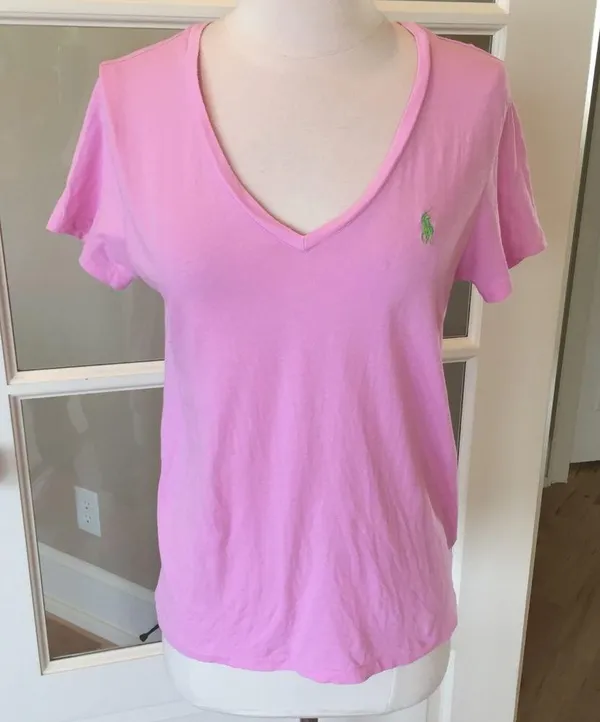 Ralph Lauren Sport pink tee short sleeve top M - Image 3