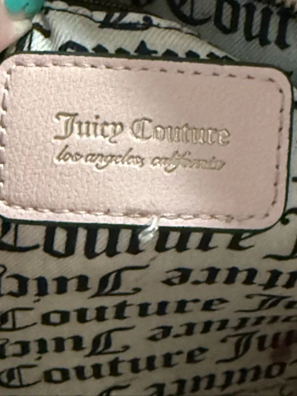 Juicy Couture Fashionista Tote, Sand Stone pink tan bag purse - Image 5