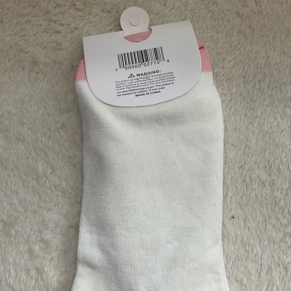Up Crystal Collection Socks White Size 9 - Image 4