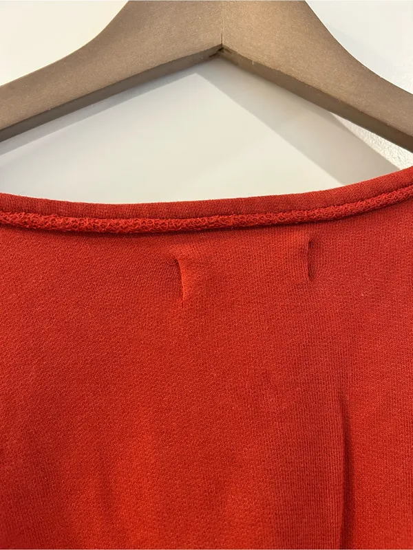 Bodil Oversize Lagenlook Sweatshirt Rust Brown One Size - Image 10