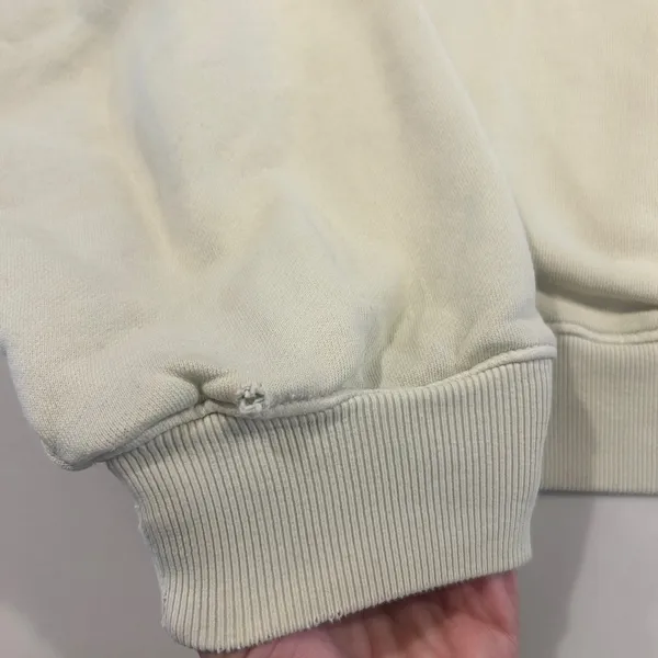 Agolde Off-White crop Sweatshirt - Image 5