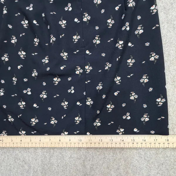 Aeropostale Mini Skirt Womens S Floral Black Cottagecore Y2K Fairy Grunge Twee - Image 6