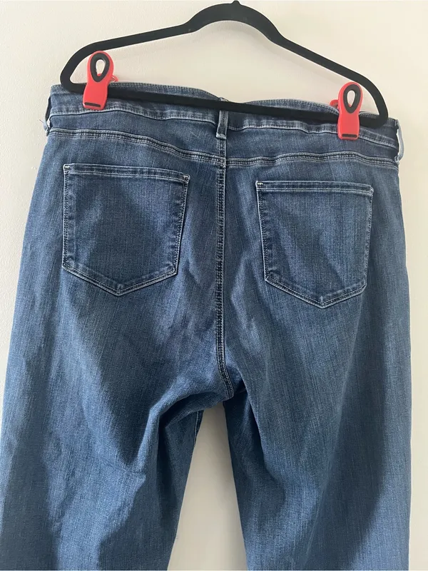 NYDJ Marilyn Straight Jeans Womens 16W Medium Wash Minimalist Casual Comfy - Image 8