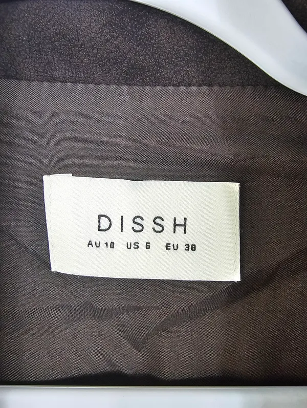 DISSH Oakland oversized jacket in chocolate size 6 - Image 3