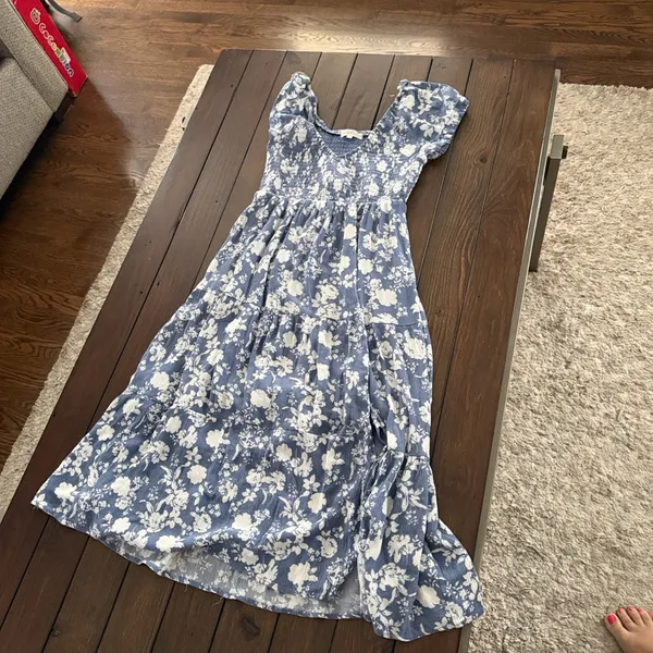 Ultra Flirt Floral Maxi Dress Size L | Flowy Boho Summer Dress - Image 2