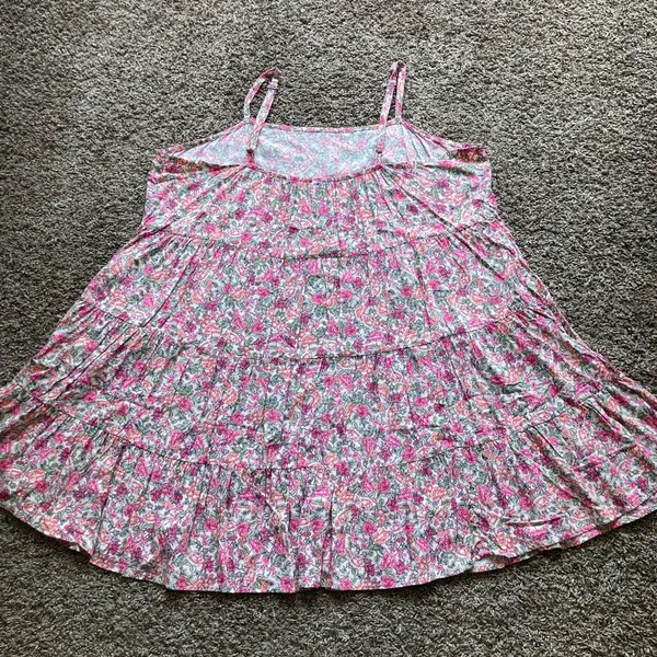 Old Navy Pink Floral above the knee Dress - Image 4