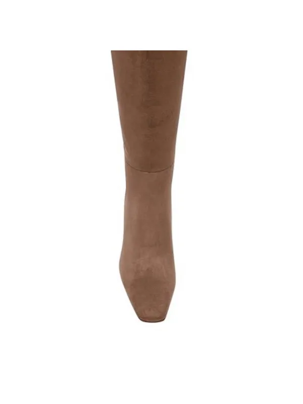 Anne Klein Perfektion Snip Toe Knee High Taupe Boots Heeled Size 6 new in box - Image 3