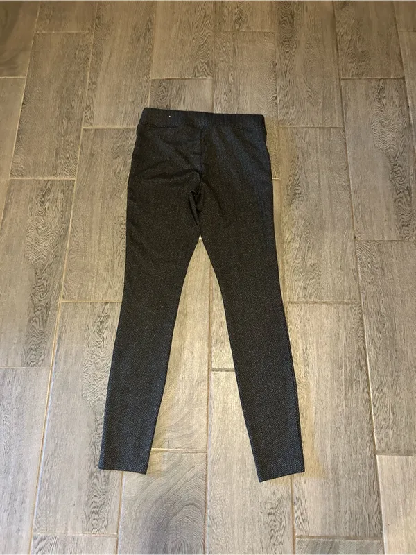 Old Navy black stevie skinny pants - size xs herringbone pattern - Image 13