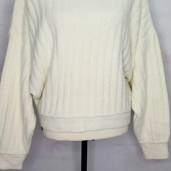 NEW Free People Cabin Fever Pullover Sweater‎ Women’s Large Cabincore Cozy - Image 4