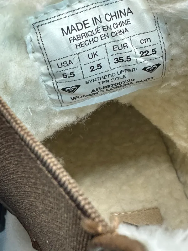Roxy Lorena Winter Boots brown casual classic outdoor comfy cozy fall winter - Image 7