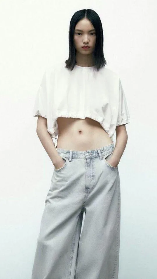 Zara Drawstring Ruched Top - Image 5