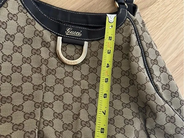 Gucci Abbey D-Ring GG Canvas Shoulder Bag - Image 8
