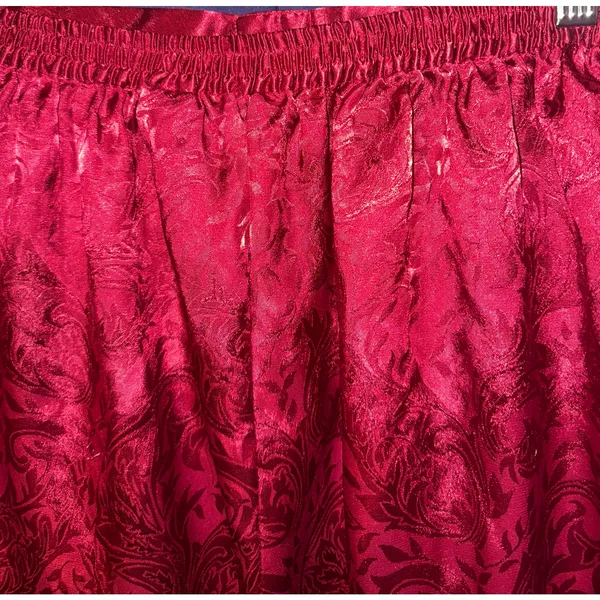 Vintage Partners High‎ Waisted Satin Sleep Shorts Women's Medium Red Valentines - Image 5