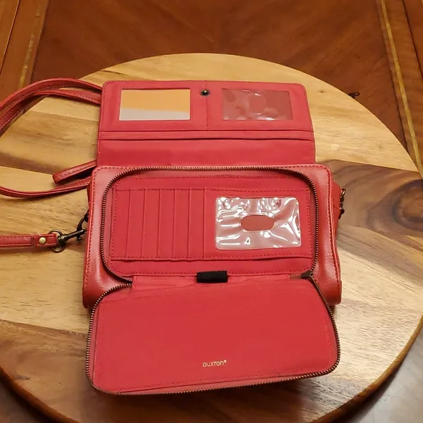 BUXTON RED CROSS BODY BAG - Image 6