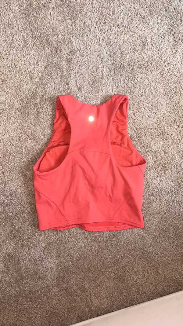 Lulu Razorback Tank Pink Size 4 - Image 2