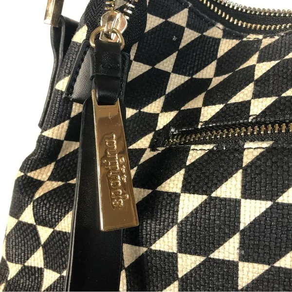 Spartina‎ 449 Black & Cream Printed Shoulder Bag - Image 5