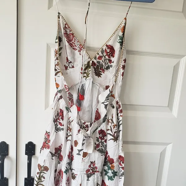 RAGA White Maxi Dress with Multicolor Floral Print - Image 7