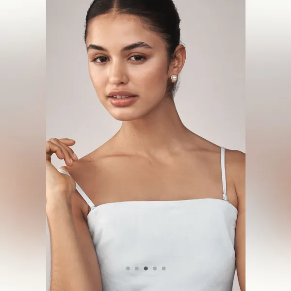 Anthropologie The Tilda Linen Blend Slip Dress - Image 3