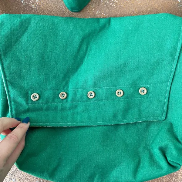Handmade Crossbody satchel bag 💚 - Image 2