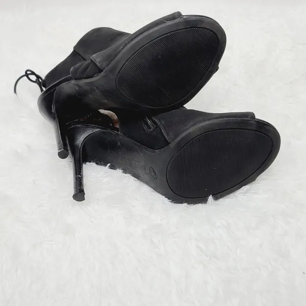 Shoe Republic open to ankle lace up heels sz 8 - Image 6