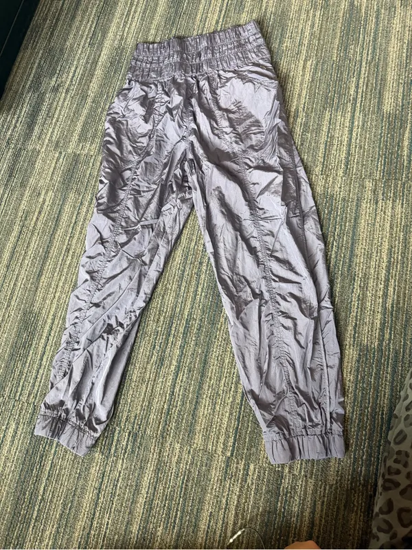 FP Movement Free People The Way Home Jogger L Silver Gray High Rise 25” Inseam - Image 3