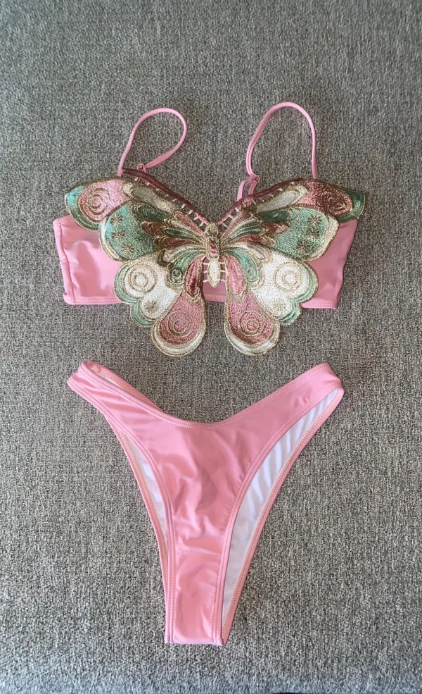 SheIn Butterfly Swimsuit - Image 2