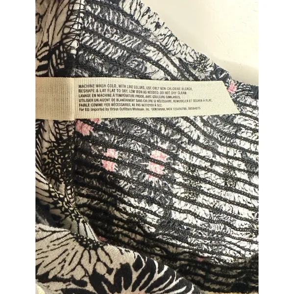 Intimately Free People Floral Summer Scarf Bandeau Top Small Mixed Print Smocked - Image 10