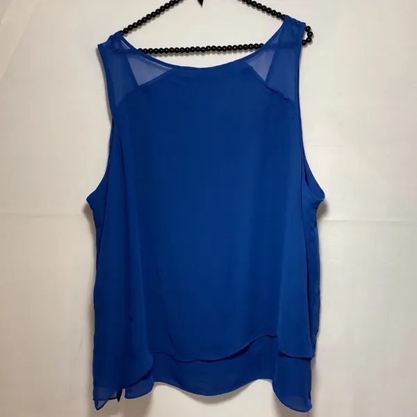 Jennifer Lopez womens plus size blue top - Image 4