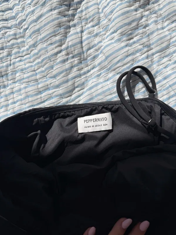 Peppermayo Dress Mini Black - Image 3