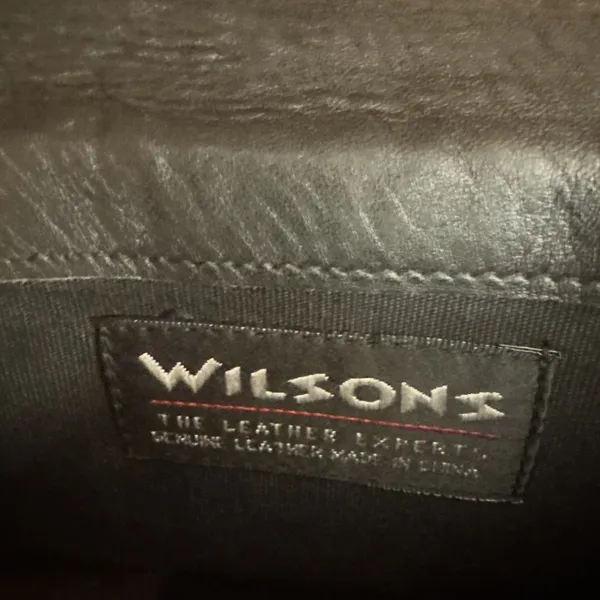 Wilsons Leather Wallet Black Wallet/ Mini Crossbody - Image 5