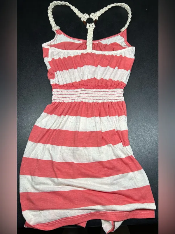 Ocean Drive Clothing Co. Size L Stripped Macramé Razorback Dress - Image 5