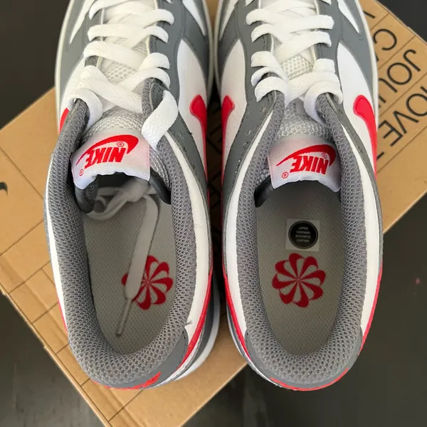 New NIKE Dunk Low Next Nature GS 'Smoke Grey Light Crimson' - Image 7