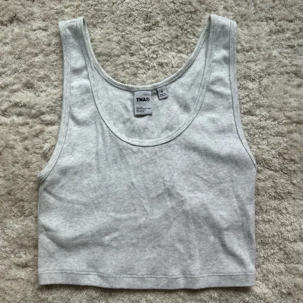 Aritzia TNA Ribbed Cropped Tank - Image 3
