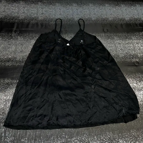 Womens large Athleta Calm Cool Black Slip Dress/Nightgown - Image 4