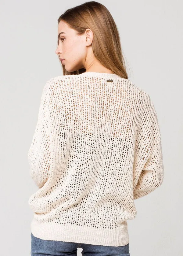 Billabong NWT “Sweet Bliss” cream wrap Sweater. Size Small - Image 3