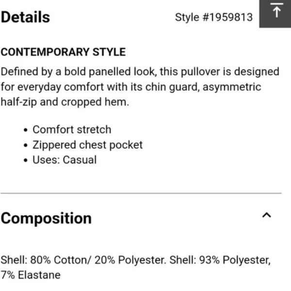 Columbia Lodge Hybrid Pullover Black Gray Large New with tags - Image 7